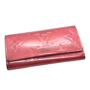 Louis Vuitton Pink Patent Leather Key Case **WITH FLAWS